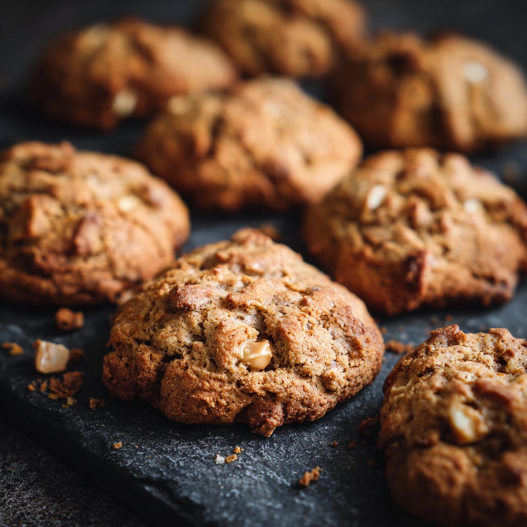 Peanut Butter Banana Spring Cookies