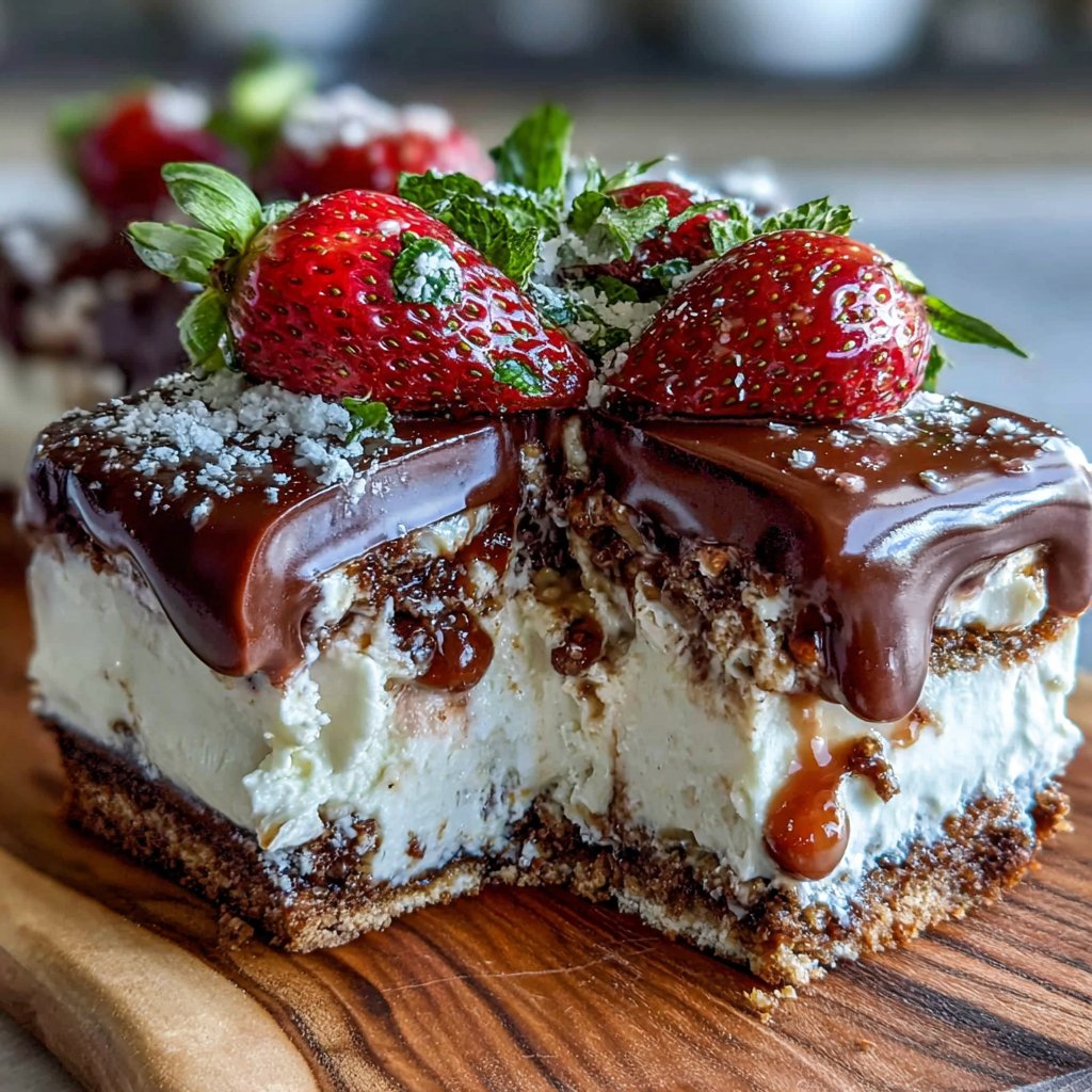 Chocolate Strawberry Ice Cream Cake