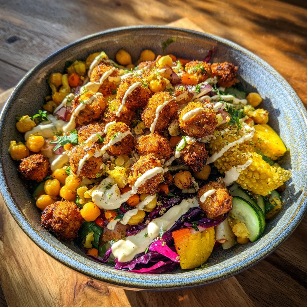 Flavorful Roasted Chickpea Bowls