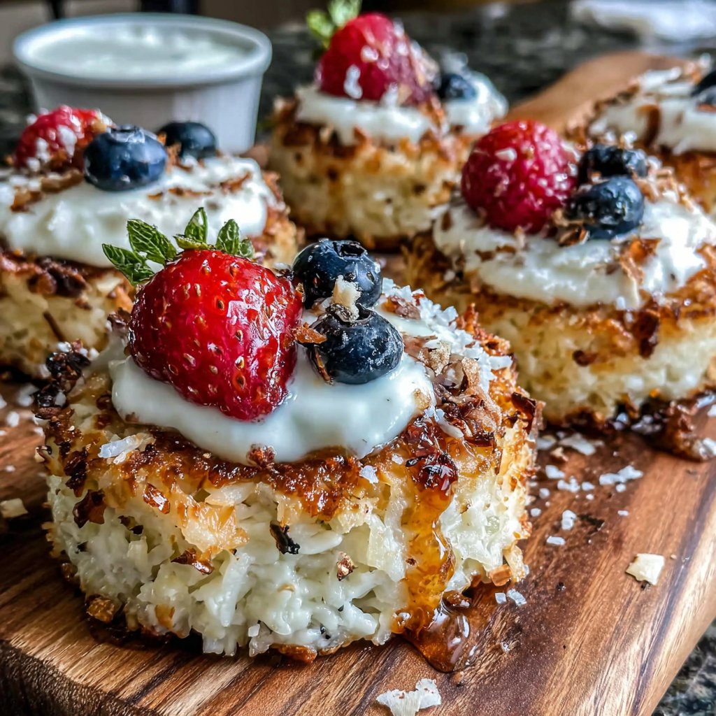 Greek Yogurt Rice Cakes