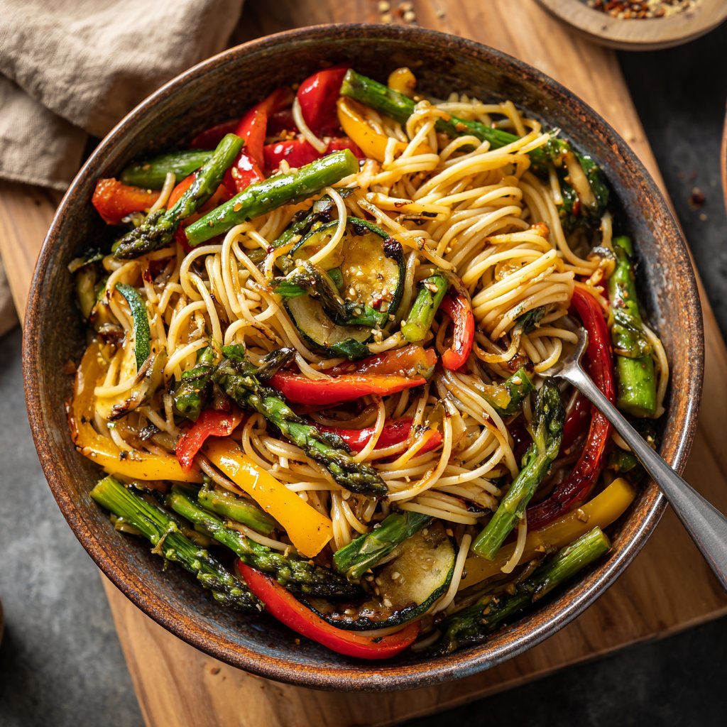Balsamic Roasted Vegetable Pasta