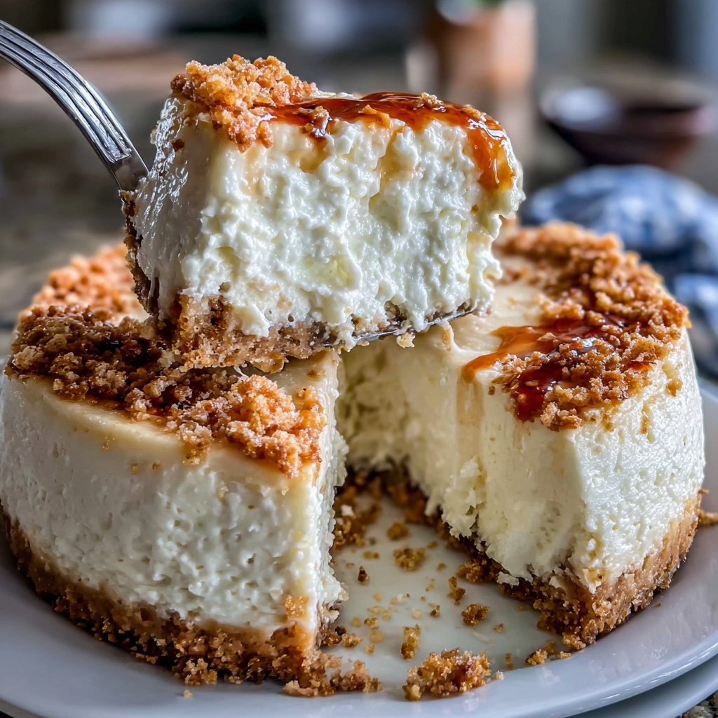 Two Ingredient Protein Cheesecake